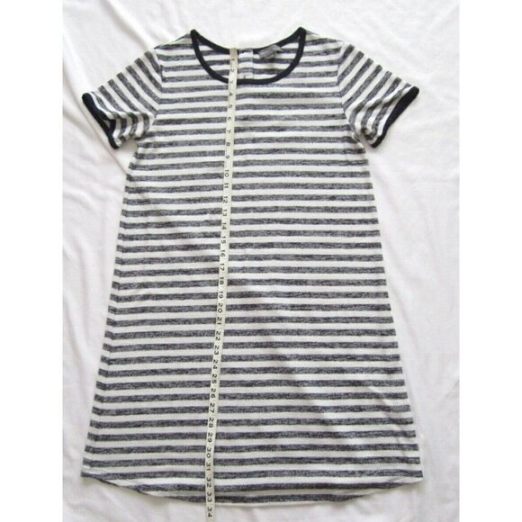 Women's Market & Spruce Stripes One Piece Rayon Blend Dress Size Medium (WK4) - Picture 8 of 10